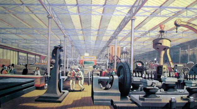 J. Paxton, Crystal Palace, 1850-51 (Moving Machinery Hall)