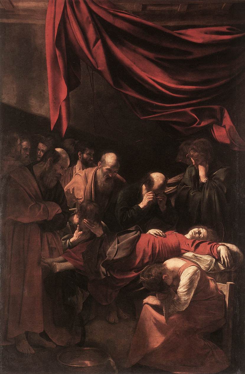 G. Caravaggio, La muerte de la Virgen, 1606