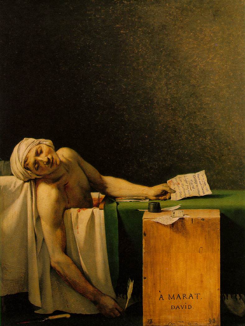 J.L.David, Marat asesinado, 1793