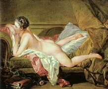 Boucher, desnudo femenino, 1752