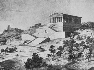 Klenze: Walhalla, cerca de Regensburg, 1830-1842