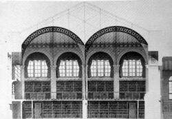 H. Labrouste: Biblioteca Ste. Genevi�ve (1838-1850)