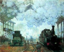C.Monet: Gare St. Lazare(1877)